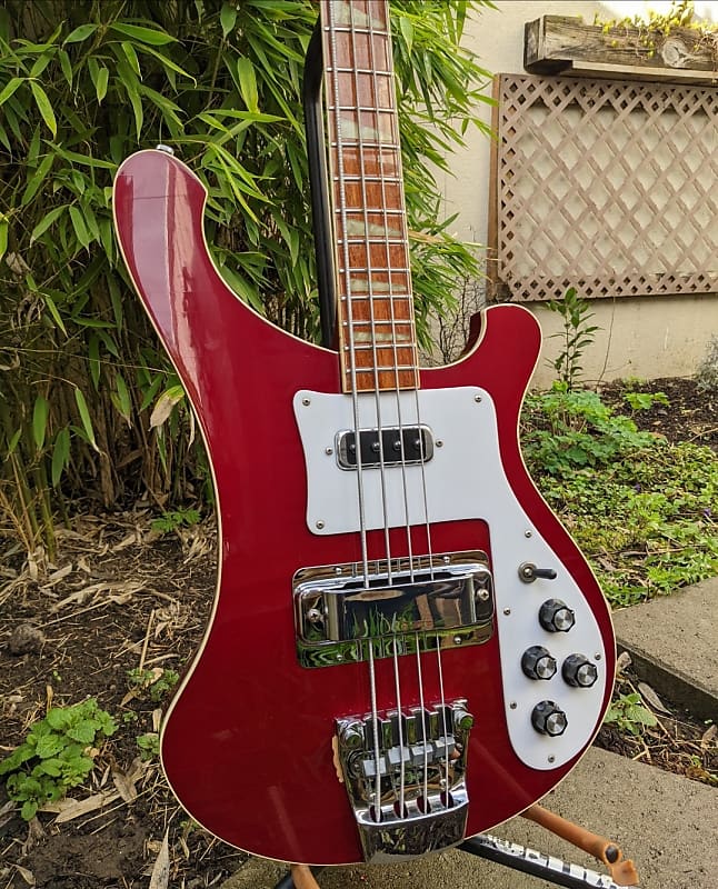 1989 Rickenbacker 4003 Bass Ruby Red Reverb