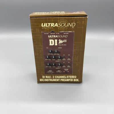 UltraSound Amplifiers Di Max 2 Channel Stereo Preamp Di Box (original box and paperwork) image 10