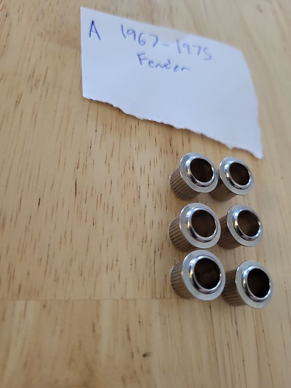 Fender strat tele ferrules - insert tuners into these in headstock image 1