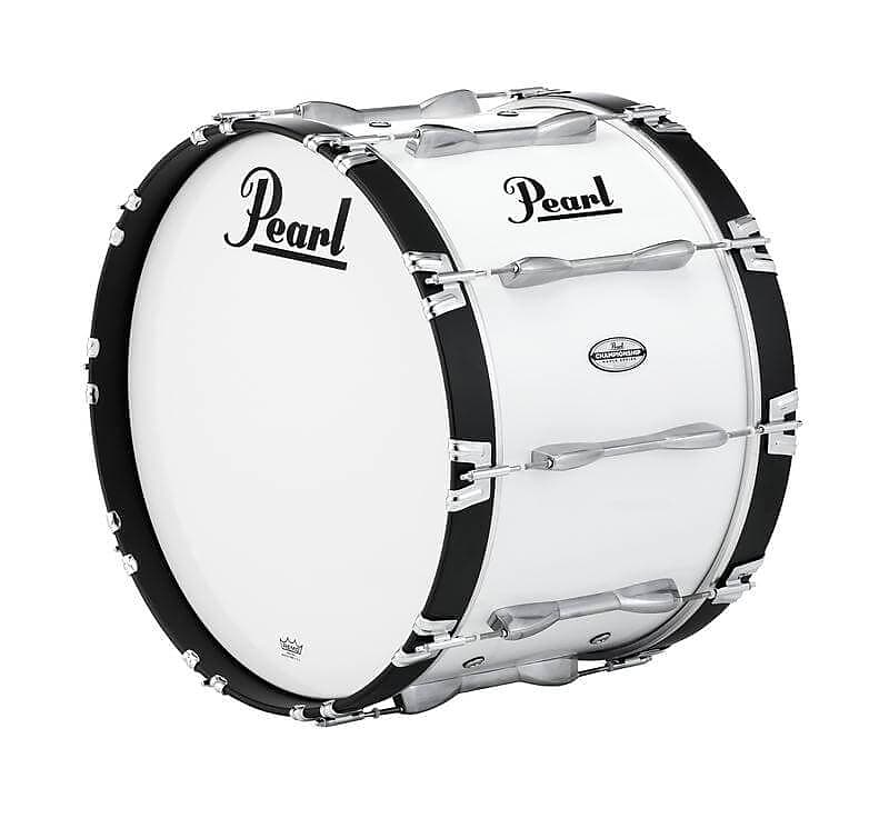 Pearl Championship CarbonCore FFX Marching Snare Drum - 14 x 12 inch -  Piano Black Lacquer