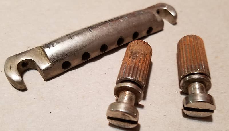 Gibson Lightning Bar Tailpiece Bridge Vintage ギブソン