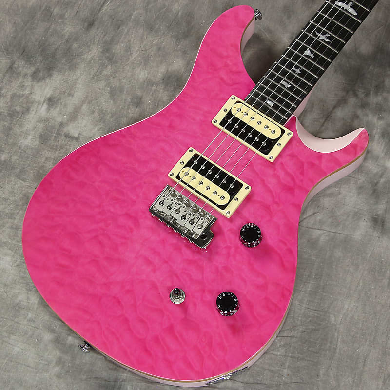 美品　PRS SE Custom 24 Bonnie Pink PRS Paul Reed Smith SE Custom 24 Bonnie Pink/Natural Back w