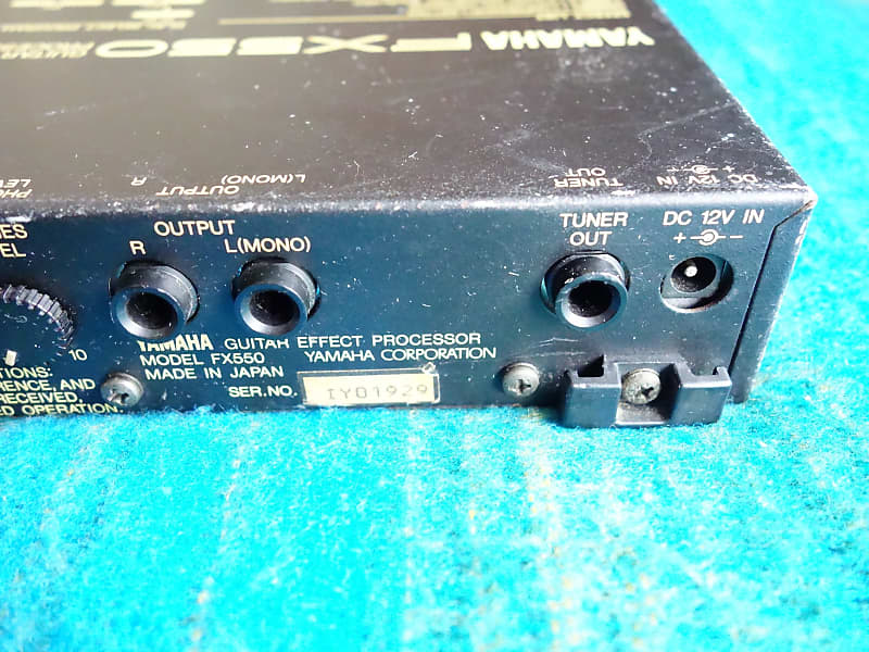 ギター YAMAHA  FX550  GUITAR EFFECT PROCESSOR Yamaha FX550 Guitar Effect Processor | eBay