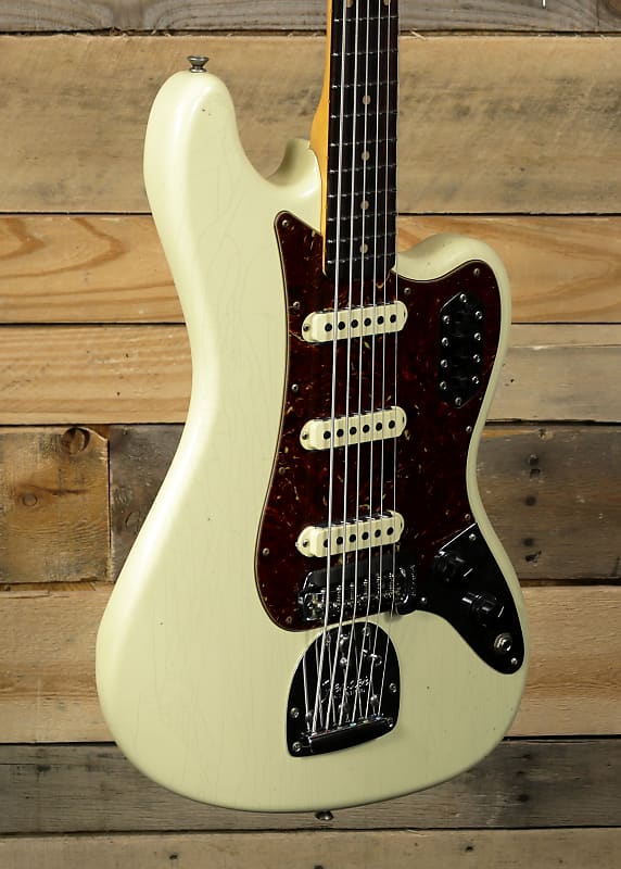 Fender Custom Shop Limited Edition Bass VI Journeyman Vintage White w/ Case image 1