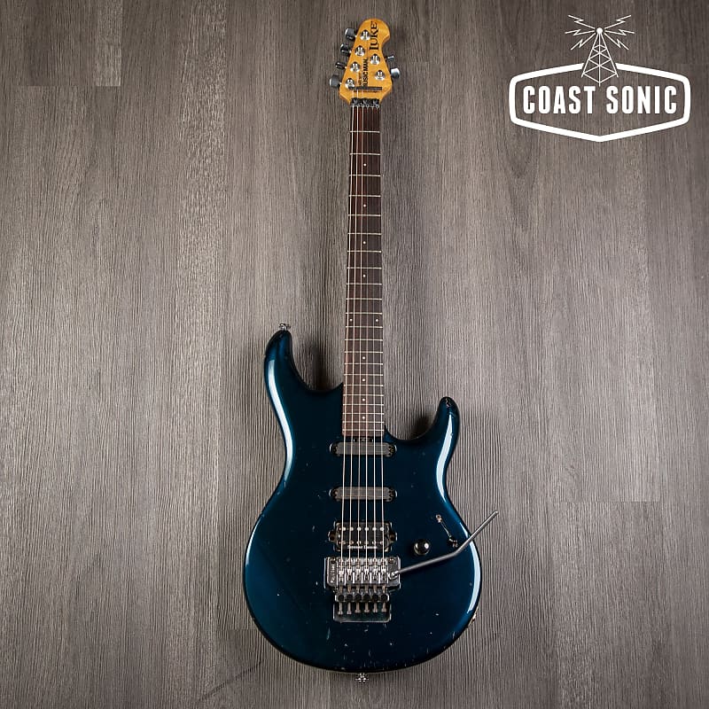 1994 Music Man Luke I Pearl Blue HSS | Reverb