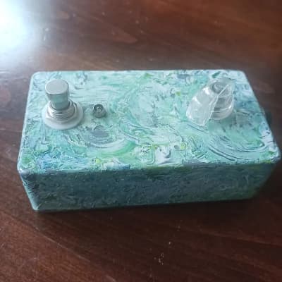 Custom Boutique Handmade EP Booster Clone Boost Overdrive Pedal, Great Tone, Cool Psychedelic Look image 2