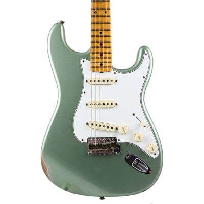 Fender Custom Shop Limited Edition Tomatillo Stratocaster® Special - Relic®, Super Faded Aged Sage Green Metallic image 2