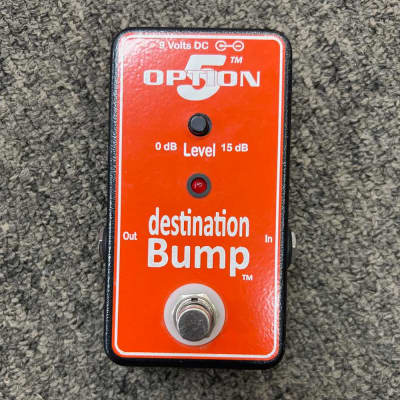 Reverb.com listing, price, conditions, and images for option-5-destination-bump-effects-pedal