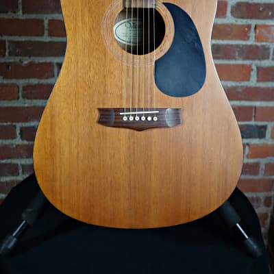 Vantek Acoustic Guitar Dreadnaught by Vintage VIS 1 1980'S Natural