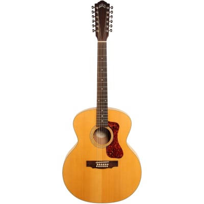 Guild F-2512E Acoustic-Electric Guitar, 12-String, Natural image 2