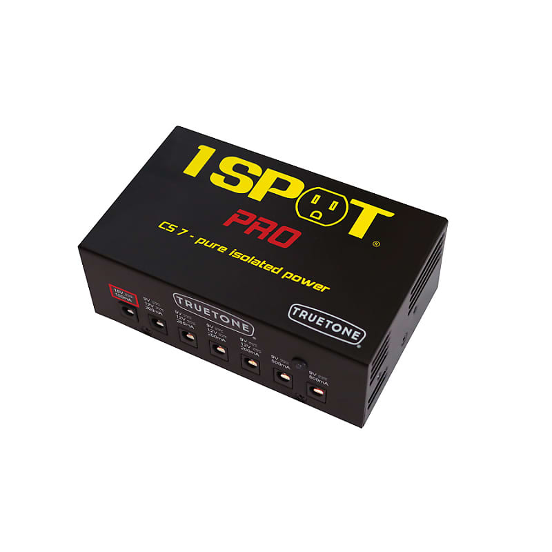 ギター Truetone / 1 SPOT PRO CS 7 Amazon.com: 1 SPOT Pro CS7 Guitar Pedal Power Supply with 7