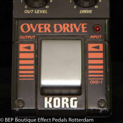 Korg OVD-1 Overdrive 1984 s/n 004868 with rare JRC4558DV op amp Japan image 4