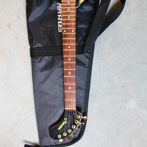Fernandes Nomad Travel Guitar Built in Speaker 1990's Black Gold image 11