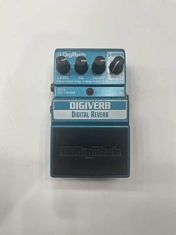 Digitech X-Series XDV Digiverb Stereo Digital Reverb Guitar Effect Pedal