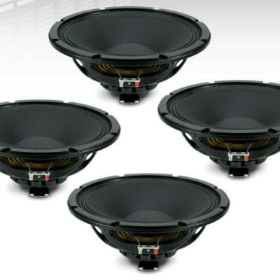 4x Eighteen Sound 10MB600 Mid-Bass Mid-Range 18 Sound Replacement