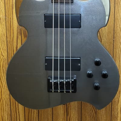 Samick Cobrabass Gray Metallic 4 String Bass for sale
