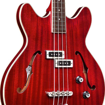 Guild Newark St. Starfire I Bass Cherry Red Electric Bass Guitar image 3