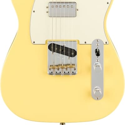 Fender American Performer Telecaster Electric Guitar with Humbucking Maple FB, Vintage White image 9