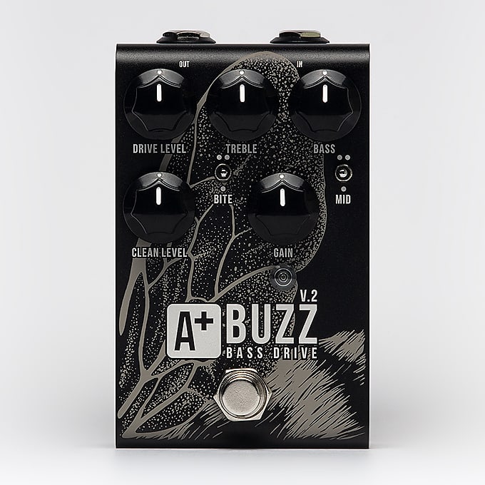 A+ by Shift Line Buzz II 2 V2 Bass Drive Overdrive Distortion Boost Pedal