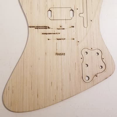 Custom Firebird Guitar Body Template HH Tune O Matic 2020 Natural image 1