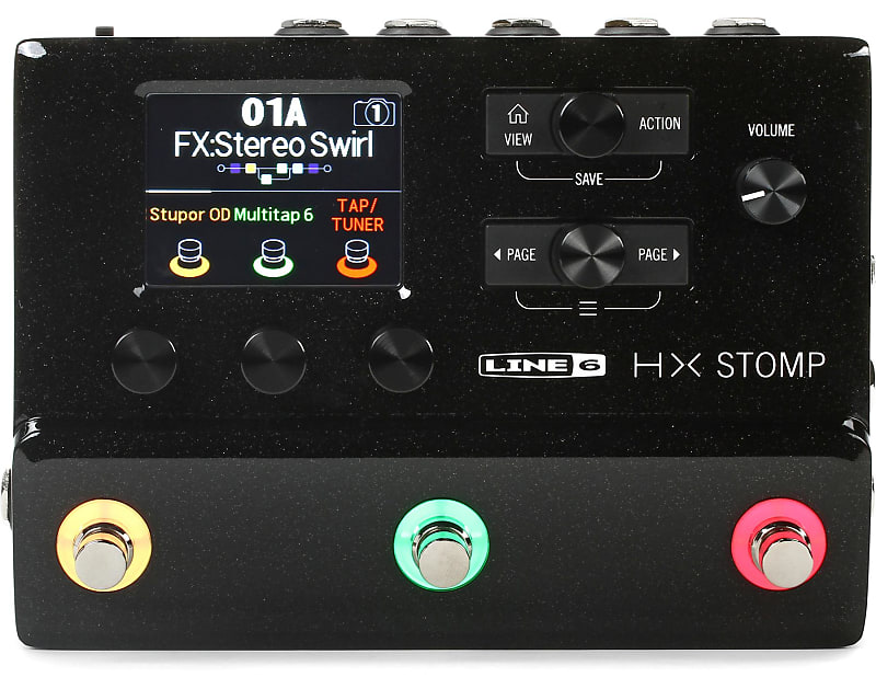 Line 6 HX Stomp Guitar Multi-effects Floor Processor - Black (HXStompd2) image 1