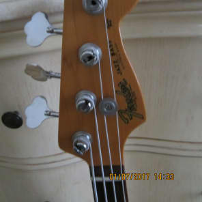 Fender 60th Anniversary Power Jazz Bass Classic Series 2006 Honey Blonde Fishman Piezo Bridge W/Case image 15