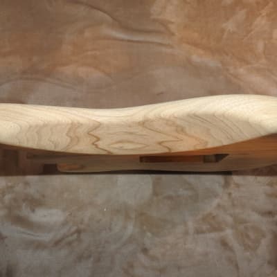 Unfinished 1 Piece White Limba/Korina Stratocaster Body S/S/S Pickup Routes Very Light 3 Pounds 6.2 Ounces! image 17