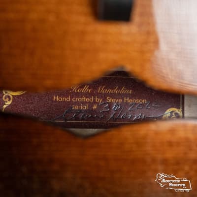 Kolbe F5 Adirondack/Maple F-Style Mandolin image 4