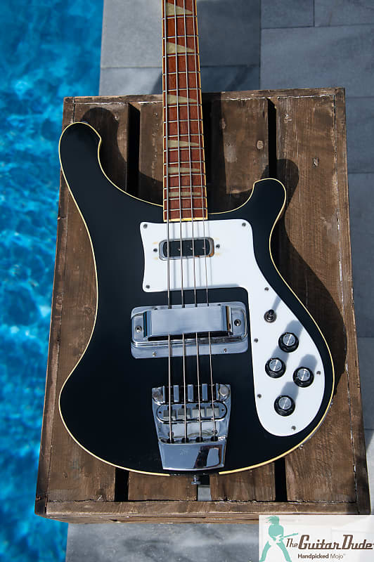 Classic Rickenbacker 4001 - 1978 - Jetglo Finish - Made in the USA -  Electric Bass Guitar