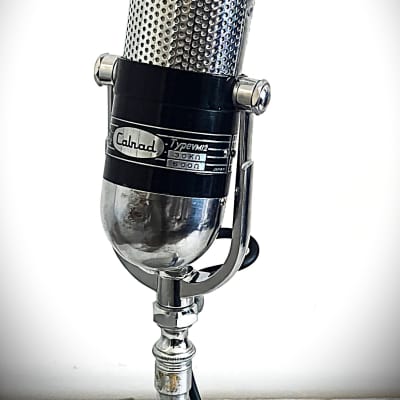 Rare Vintage 1960's CALRAD VM-12 Velocity Ribbon Microphone, works great w/stand image 8
