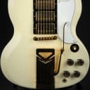 Gibson Custom Shop 60th Anniversary 1961 Les Paul SG Custom Sideways Vibrola VOS Polaris White