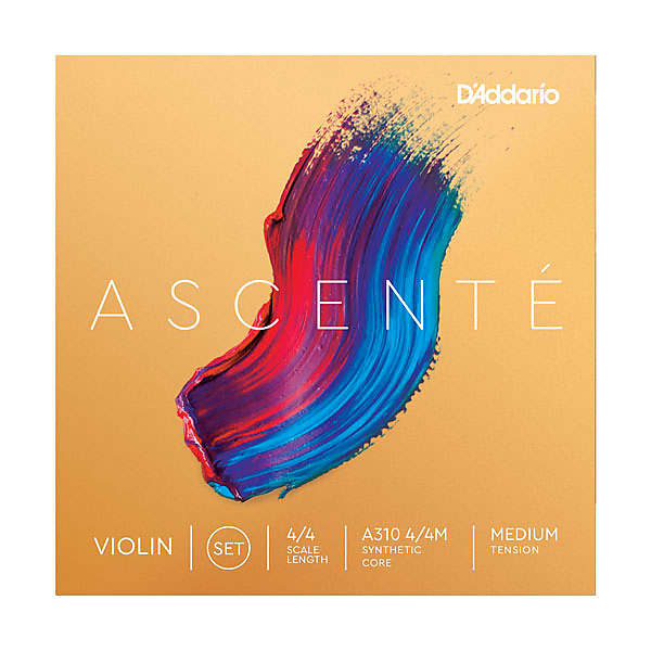 D'Addario A310 4/4M Ascente Violin Strings Set 4/4 - Medium Gauge image 1