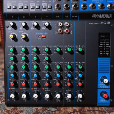 Yamaha 10 Channel Analog Mixer (MG10) image 3