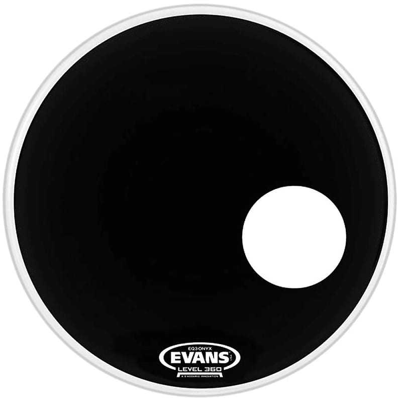 Evans BD26RONX Onyx Resonant Bass Drum Head - 26" image 1