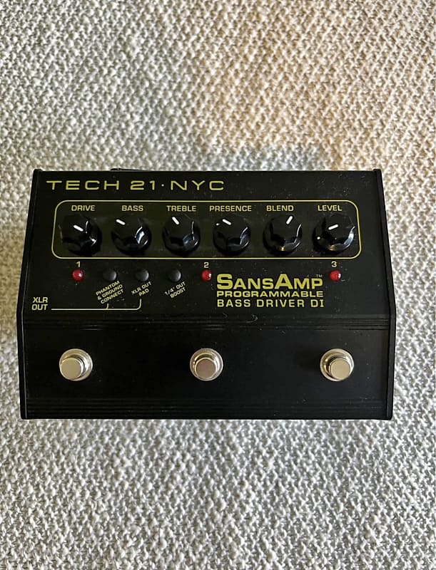 Tech 21 Sansamp Programmable Bass Driver