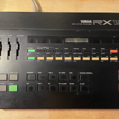 Yamaha RX15 Digital PCM Rhythm Programmer 1980s - Black image 1