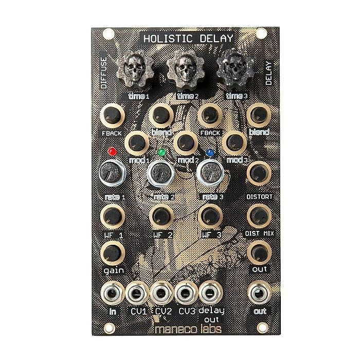 Maneco Labs Holistic Delay MultiWaverform Delay Distortion Reverb