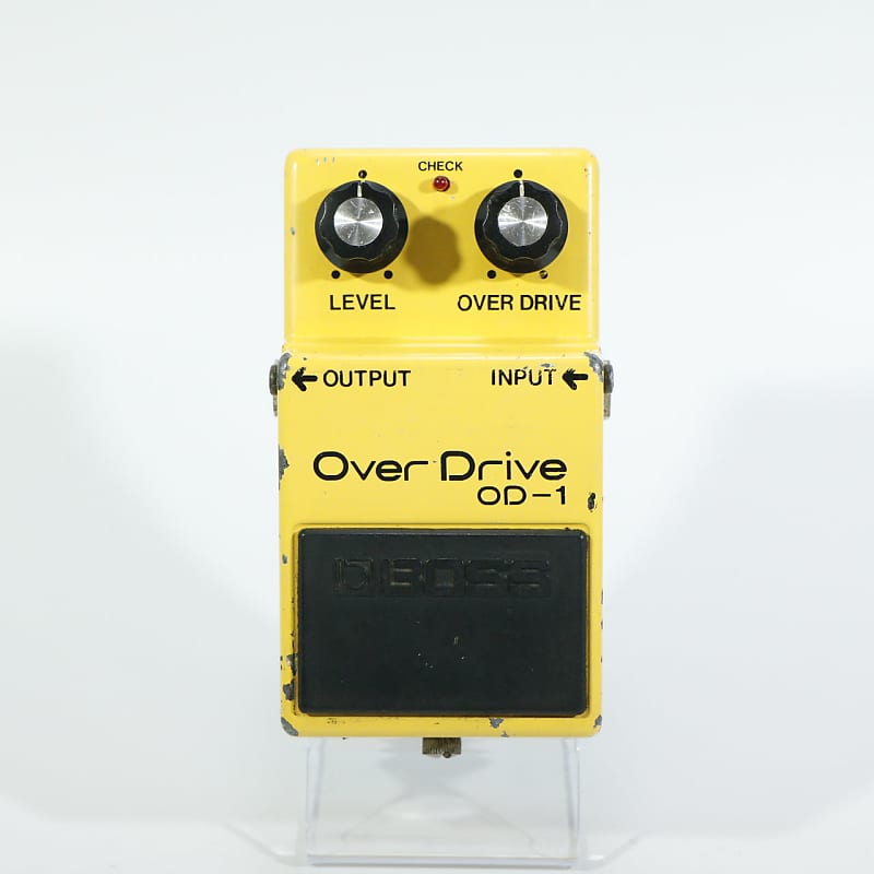 ボス　BOSS　Over　Drive　OD-1 Boss OD-1 Over Drive, silver screw, long dash, overdrive (s
