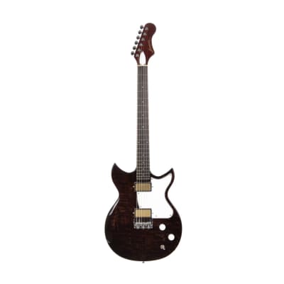 Harmony, Standard Series Rebel E-Guitar, Flame Maple Top, Transparent Black for sale
