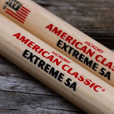 Vic Firth American Classic Drum Sticks, Extreme 5A, Nylon Tip, Pair image 5