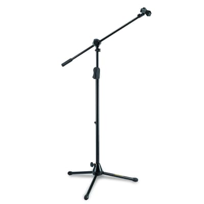 Hercules Stands MS532B EZ Clutch Tripod Microphone Stand with 2-In-1 Boom and EZ Clip image 1