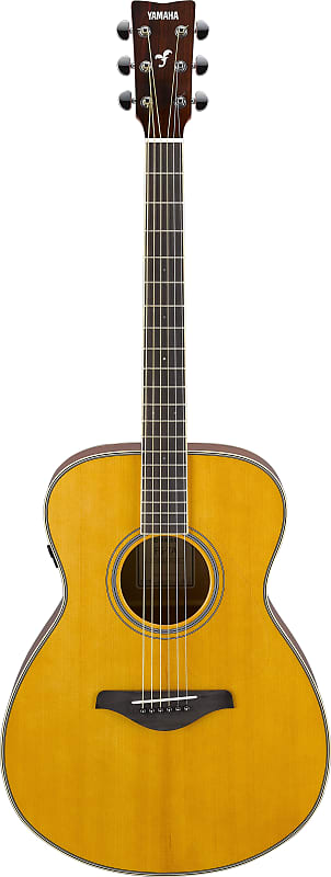Yamaha FG-TA TransAcoustic Acoustic/Electric Guitar Vintage Tint image 1