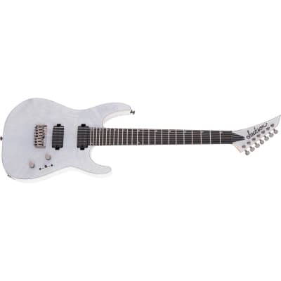 Jackson Pro Soloist SL7A MAH HT Electric Guitar, Ebony Fingerboard, Unicorn White image 6