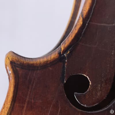Anonymous German Violin - Possible Widhalm School - 19th Century - LOB: 358 mm - w/ Neck Graft image 23