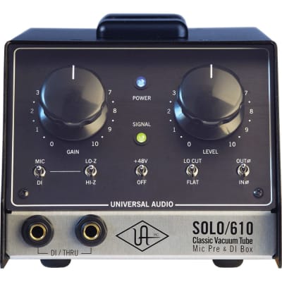 Universal Audio SOLO/610 - Classic Vacuum Tube Microphone Preamplifier and DI Box image 1