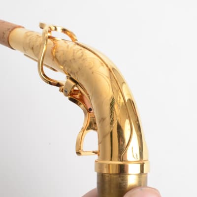 Yanagisawa A66 Gold Plated Alto Saxophone Neck Fully Engraved 2000's era A991 New Old Stock image 6