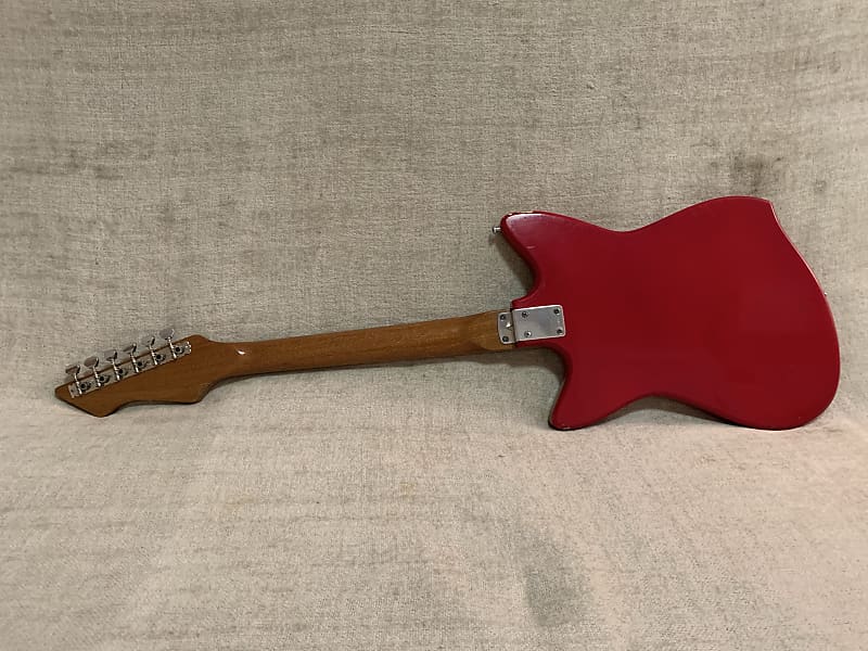 Vintage 1964-1966 Victoria Zenon Teisco Surfrider Red Finish