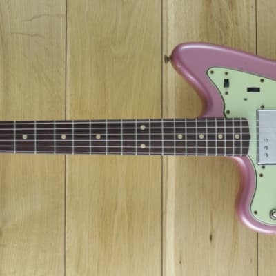 Fender Custom Shop Dealer Select CuNiFe Wide Range Jazzmaster Relic, Burgundy Mist, Left Handed R118687 image 1