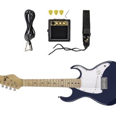 J. Reynolds - Blue Mini Electric Guitar Pack! JRPKSTBL *Make An Offer!* for sale