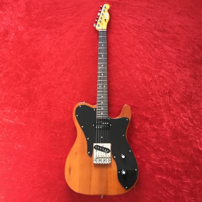 Martyn Scott Instruments "Custom 72" Handbuilt Partscaster Guitar in Mocha Ash with Black Sparkle Plate image 4